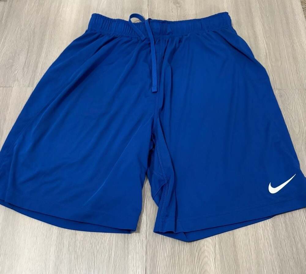 Nike Dri-FIT Athletic Shorts Blue Men's Size M